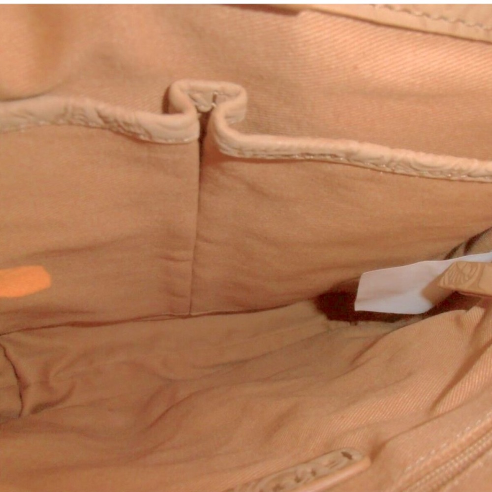 Steven By Steve Madden Tan Tooled Scroll Leather Top Handle Crossbody Purse - Picture 10 of 16
